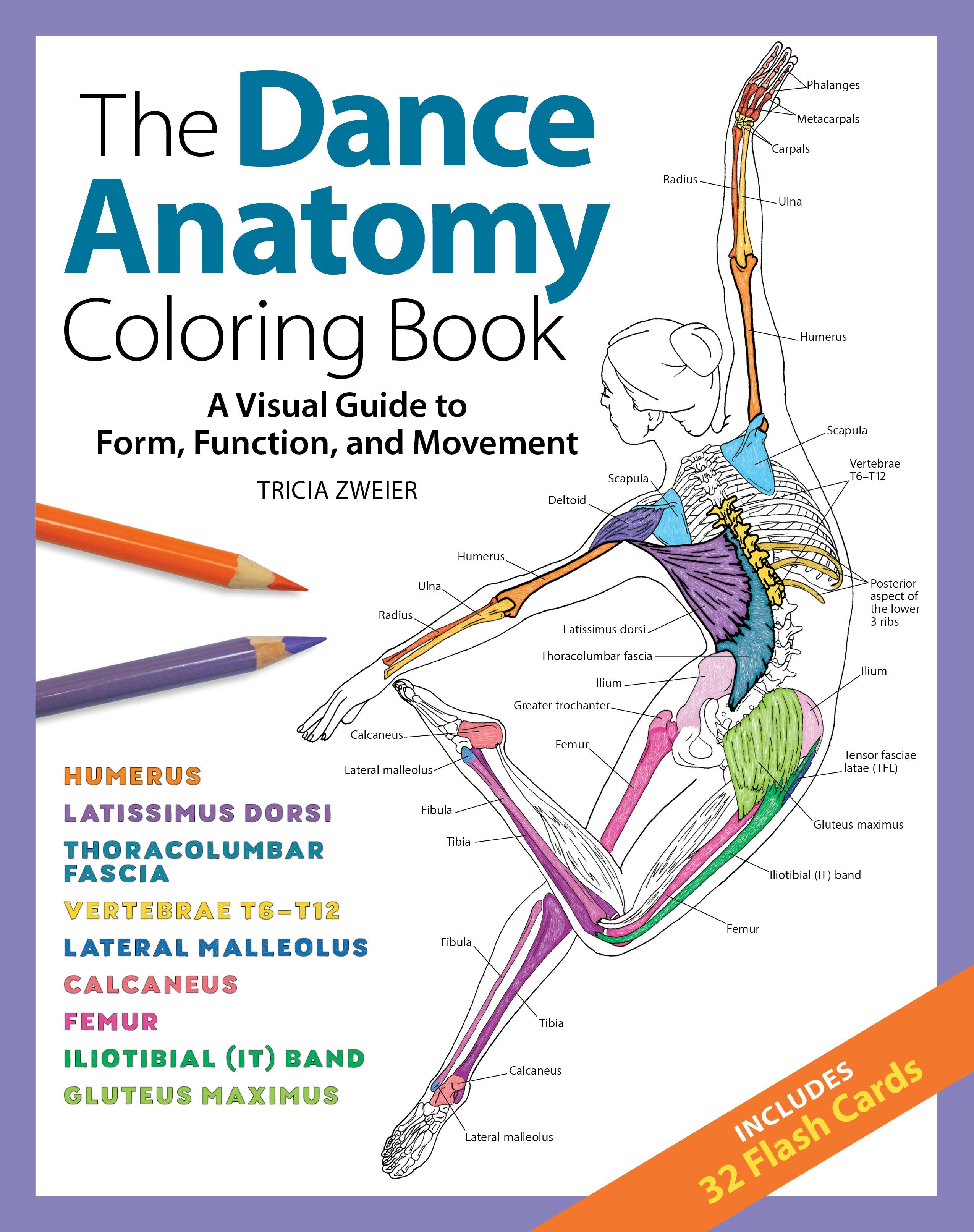 Book cover image for The Dance Anatomy Coloring Book ISBN: 9781684620562